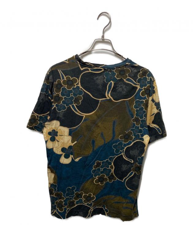ドリスバンノッテン　ロンT 花柄　青 中古・古着通販】DRIES VAN NOTEN (ドリスヴァンノッテン) 花柄tシャツ