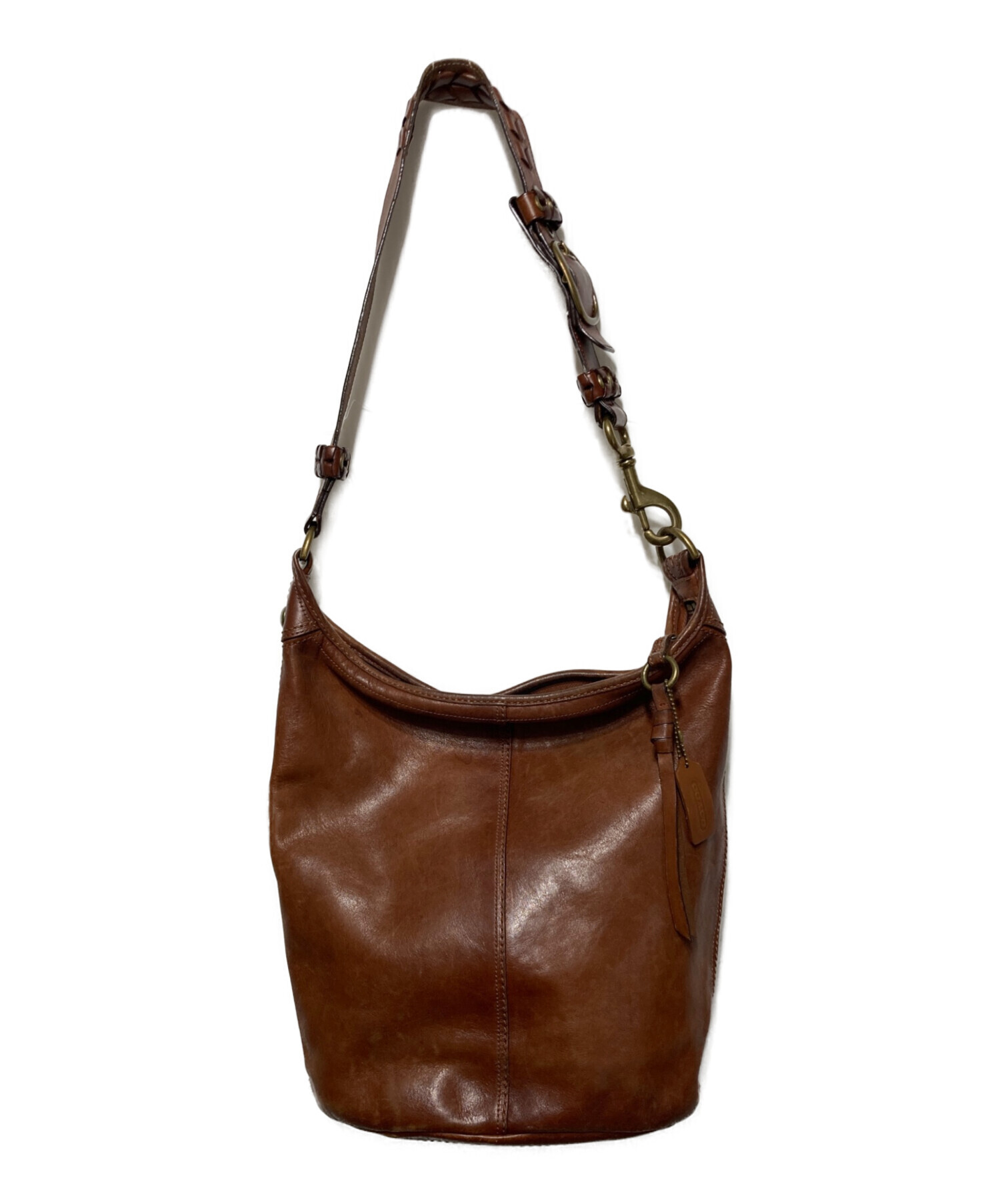 中古・古着通販】COACH (コーチ) ショルダーバッグ ブラウン｜ブランド