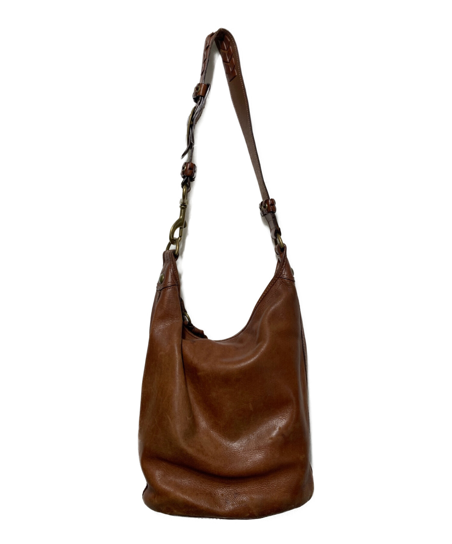 中古・古着通販】COACH (コーチ) ショルダーバッグ ブラウン｜ブランド