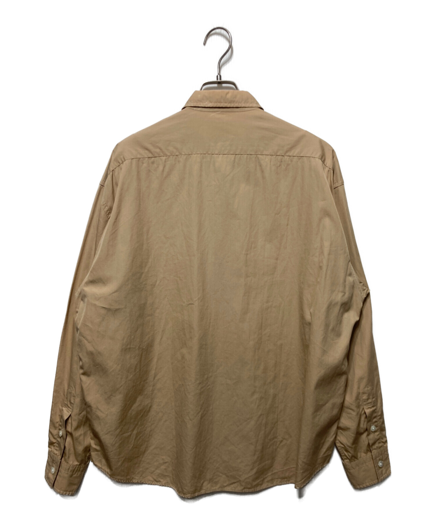 Porter Classic ポータークラシック　ロールアップシャツ　ベージュ 中古・古着通販】Porter Classic (ポータークラシック) Roll Up Shirt