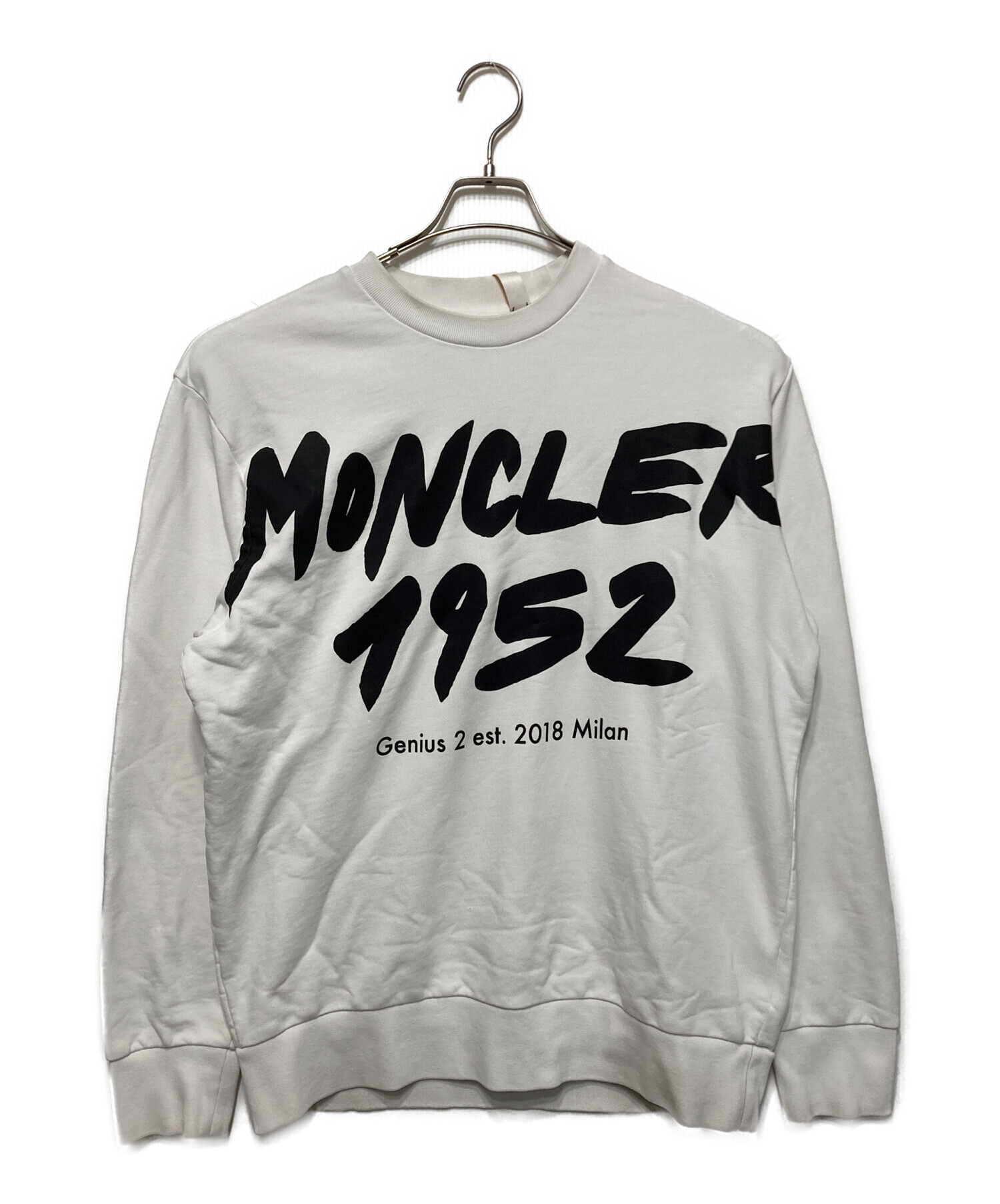 MONCLER ホワイト スウェット M MONCLER 【公式通販】