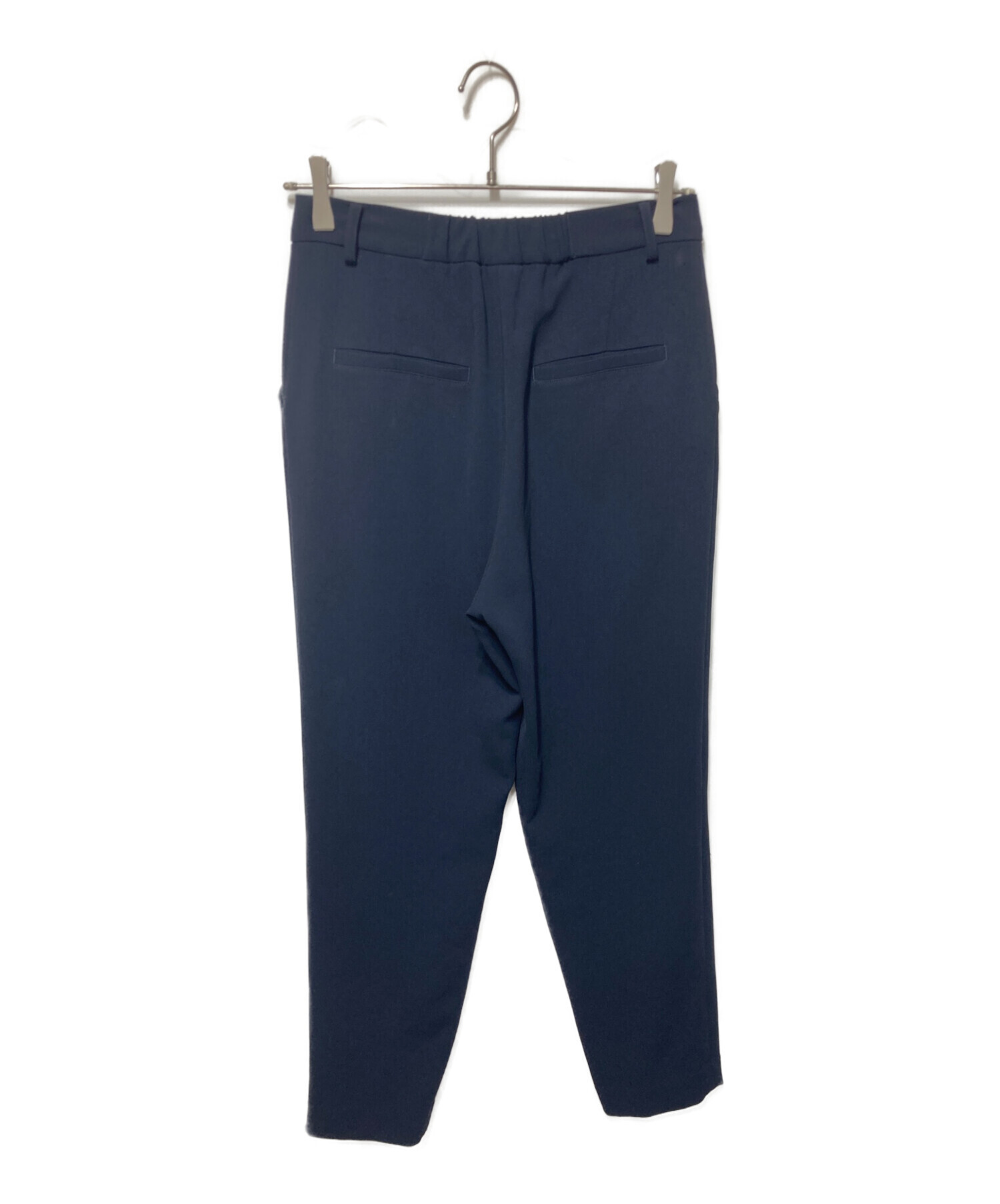 中古・古着通販】SOEJU (ソージュ) タックパンツ ネイビー サイズ:M