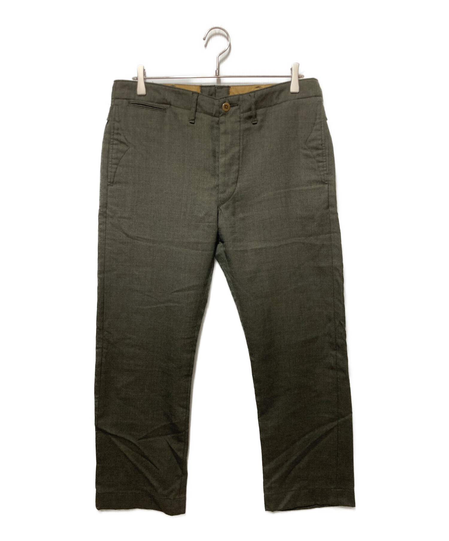 RRL ミリタリーパンツ　W32 L32 カーキ 中古・古着通販】RRL (ダブルアールエル) トラウザーパンツ カーキ