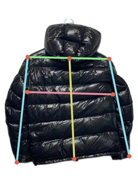 中古・古着通販】MONCLER (モンクレール) ダウンジャケット ブラック