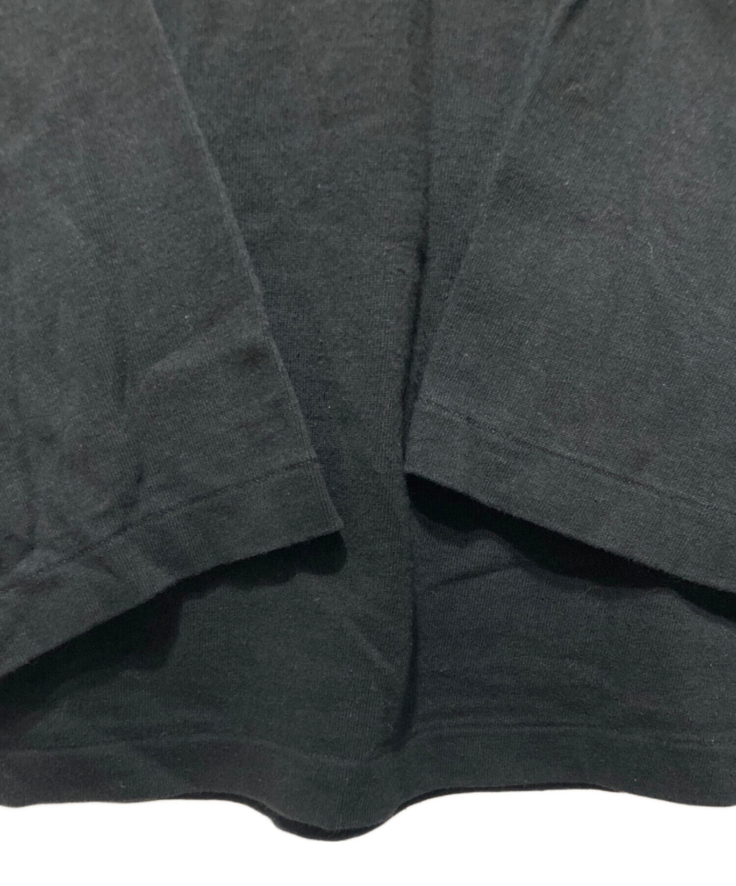 中古・古着通販】COMOLI (コモリ) フットボールTシャツ ブラック
