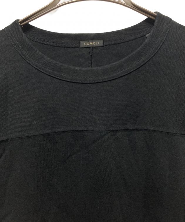 中古・古着通販】COMOLI (コモリ) フットボールTシャツ ブラック