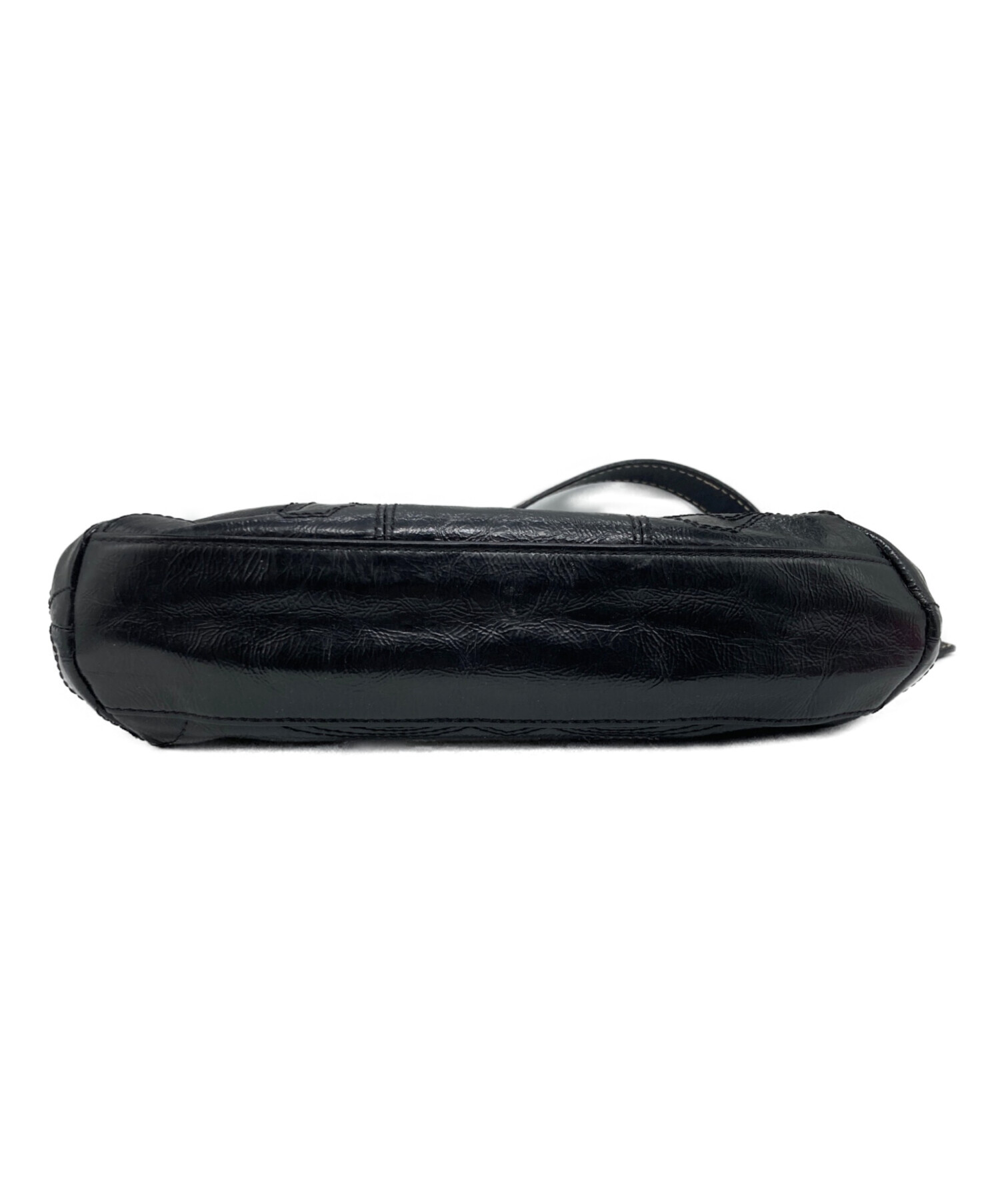 中古・古着通販】COACH (コーチ) ワンショルダーバッグ ブラック