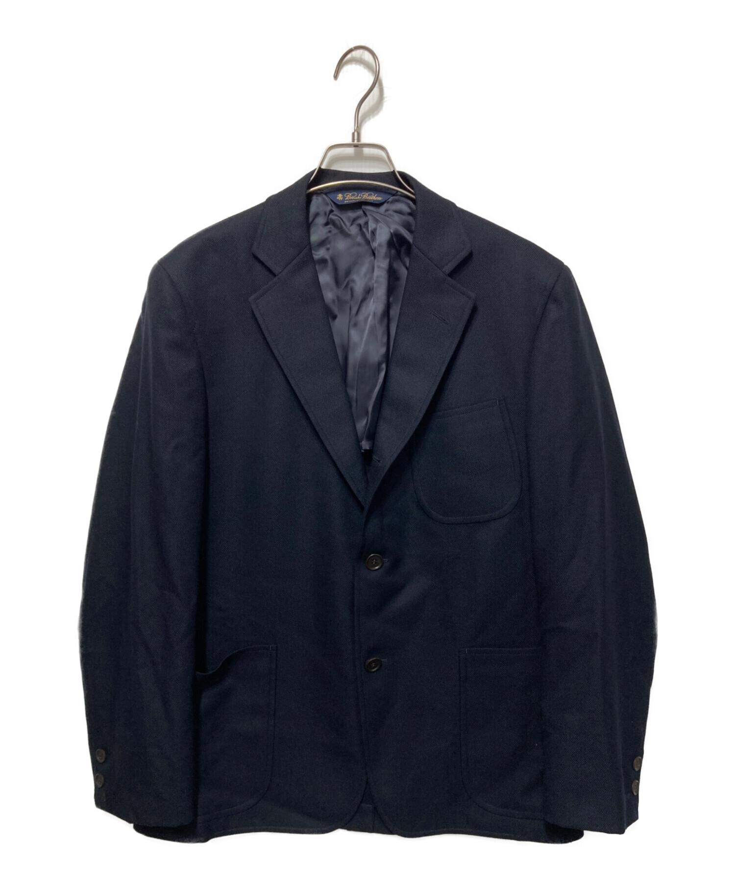 Brooks Brothers ネイビー テーラードジャケット 中古・古着通販】BROOKS BROTHERS (ブルックスブラザーズ) 段返り3B