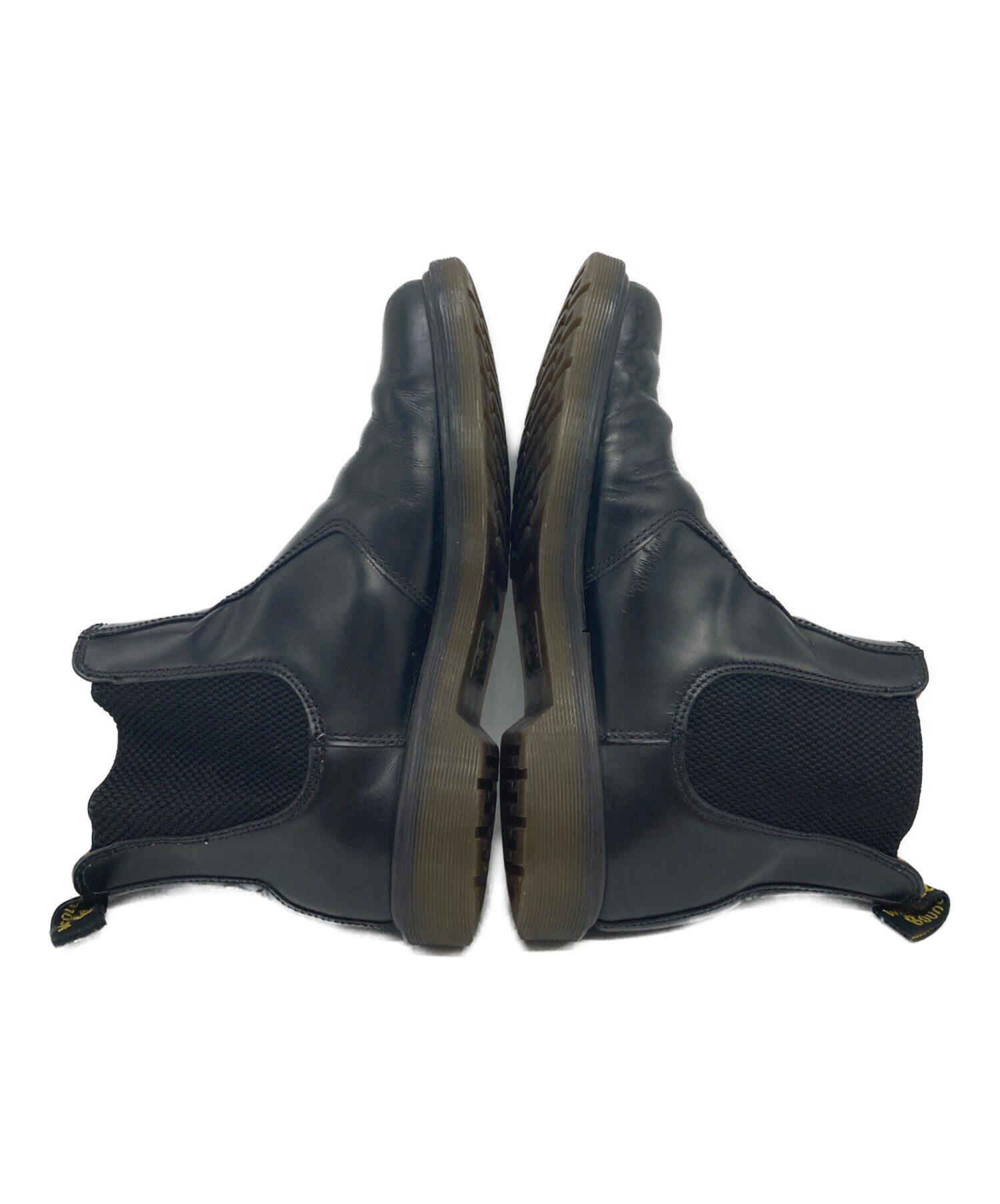 【値下げ】ドクターマーチン ブラック サイドゴアブーツ 中古・古着通販】Dr.Martens (ドクターマーチン) サイドゴアブーツ