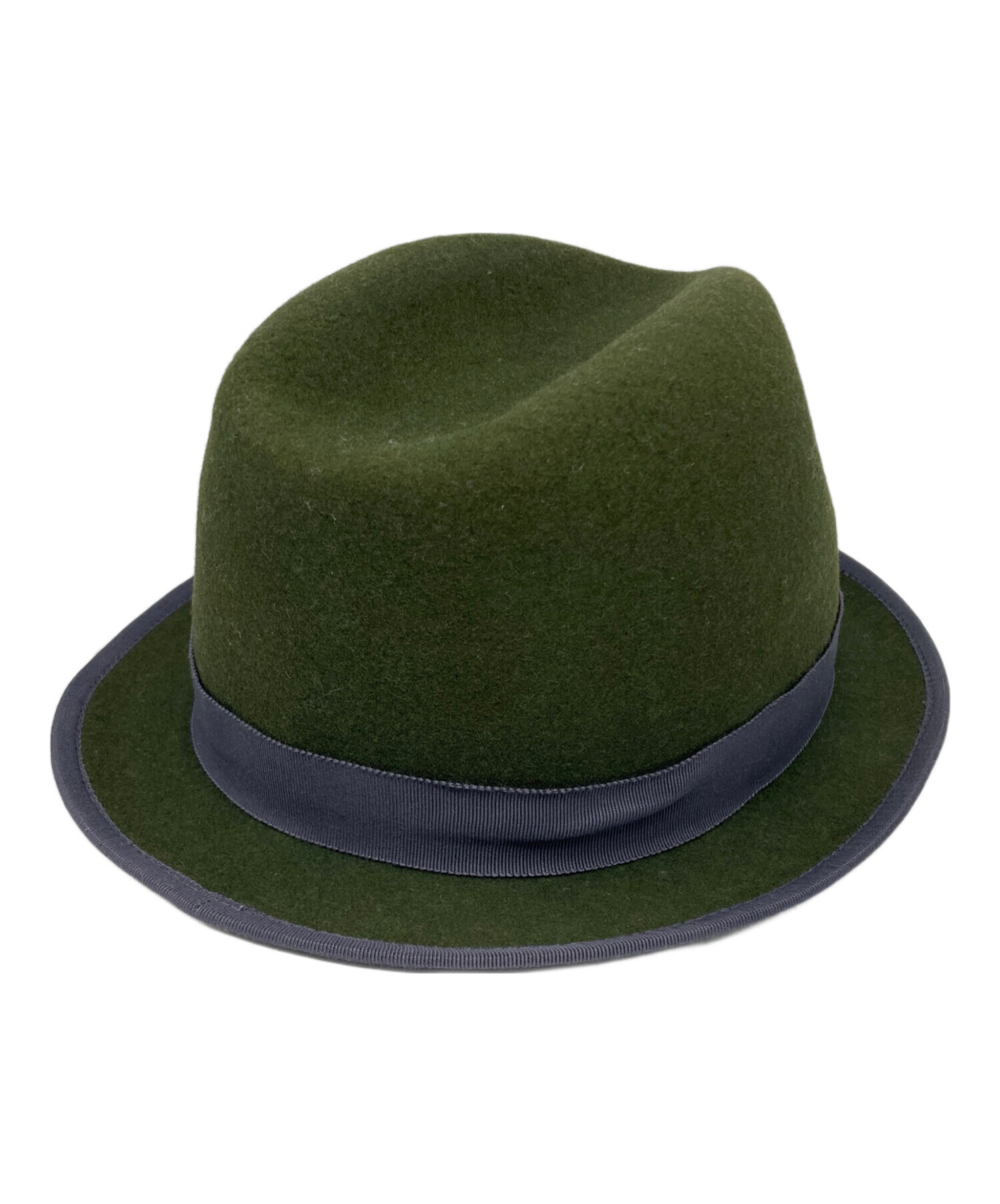 the fat hatter グレー ウールフェルトハット 中古・古着通販】the fat hatter (ザ ファットハッター) フェルト