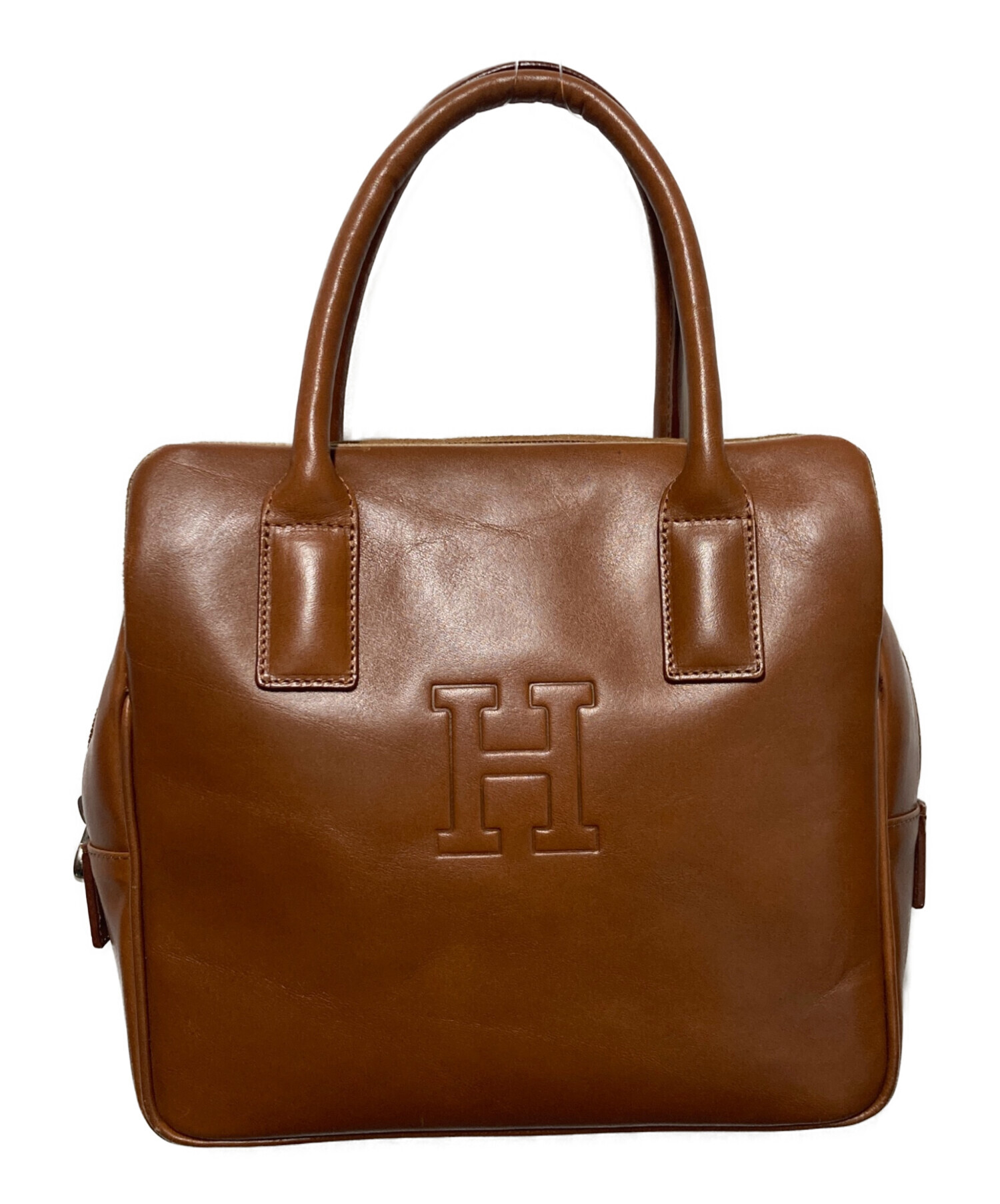【新品未使用】限定品!! 写真ケース・ホルダー 本革 HIROFU イタリー製 中古・古着通販】HIROFU (ヒロフ) Hロゴトートバッグ ブラウン