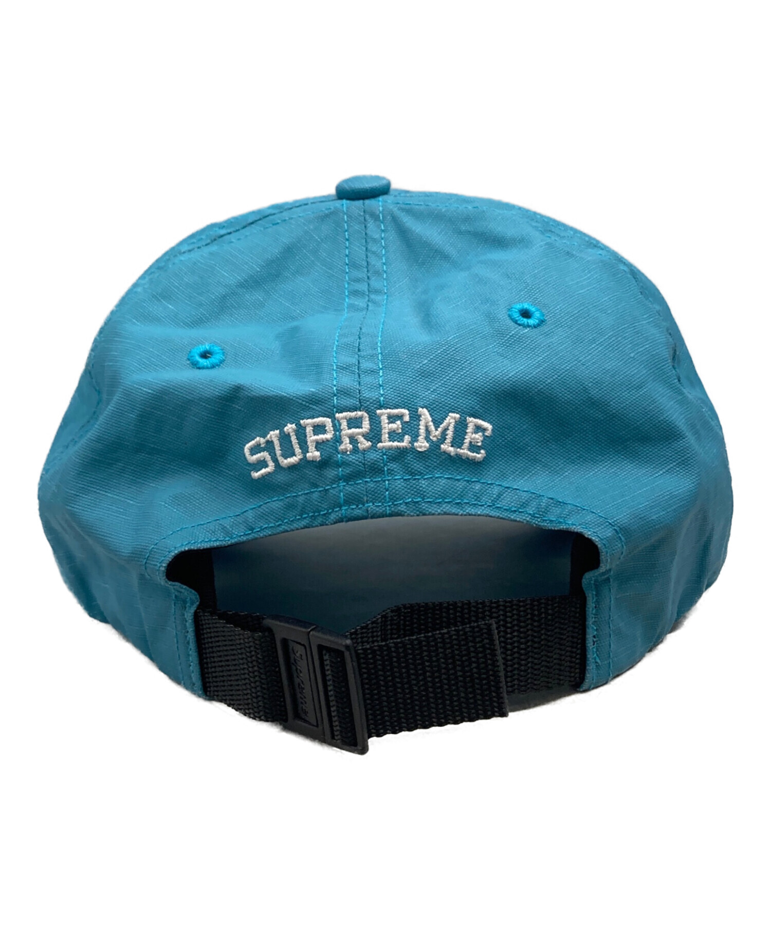 【新品】Supreme パステルカラー　ブルー　キャップ 中古・古着通販】SUPREME (シュプリーム) Small Box Coated Linen