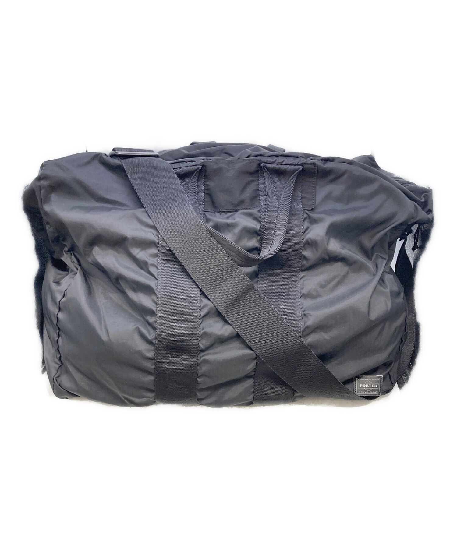 未使用品　ダッフルバッグ 中古・古着通販】PORTER (ポーター) ダッフルバッグ ブラック