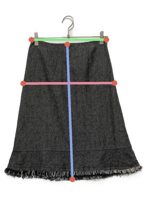 COMMEdesGARCONS 六角形パッチワークシースルースカート 中古・古着通販】tricot COMME des GARCONS (トリココムデギャルソン