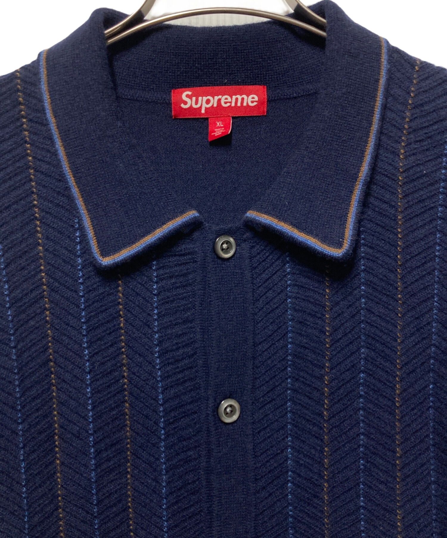 中古・古着通販】SUPREME (シュプリーム) HERRINGBONE CARDIGAN