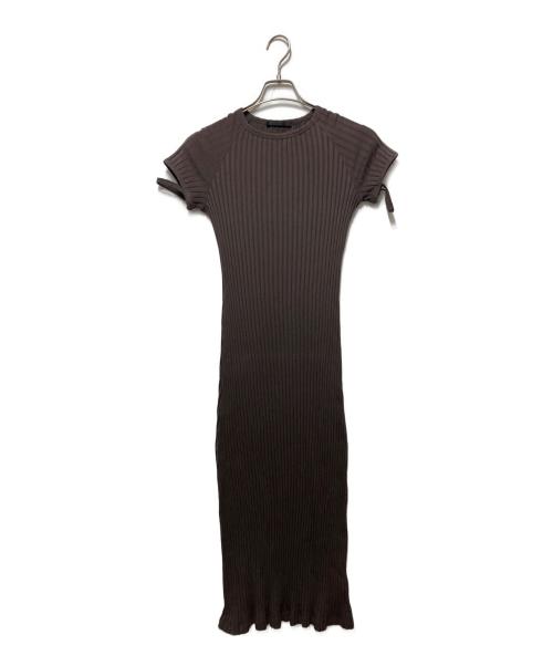 ヘルムートラング HELMUT LANG ドレープ カットワンピースM 中古・古着通販】HELMUT LANG (ヘルムートラング) 半袖ワンピース