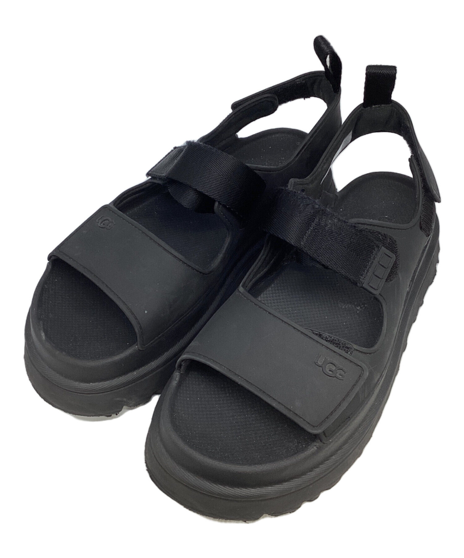 中古・古着通販】UGG (アグ) サンダル ブラック サイズ:25｜ブランド 