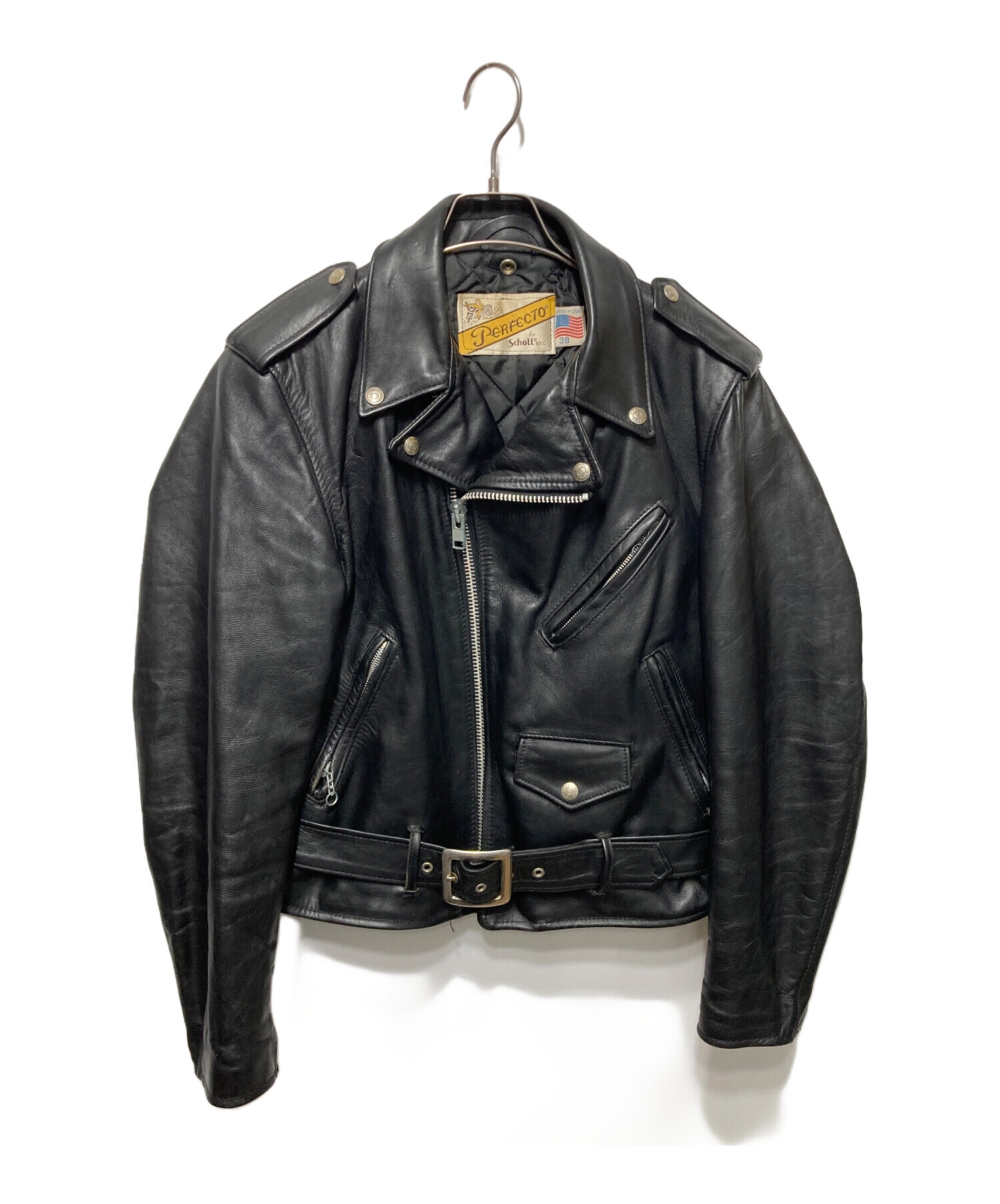 中古・古着通販】Schott (ショット) 618レザーライダースジャケット