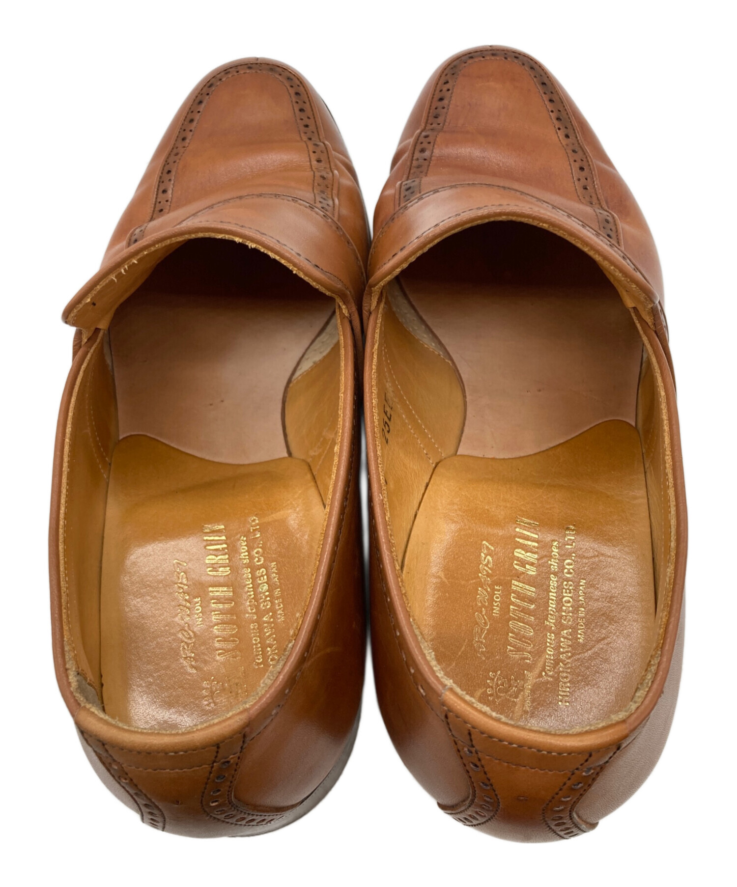 【美品】SCOTCH GRAIN 3611 ローファー ブラウン 25 中古・古着通販】SCOTCH GRAIN (スコッチグレイン) ローファー