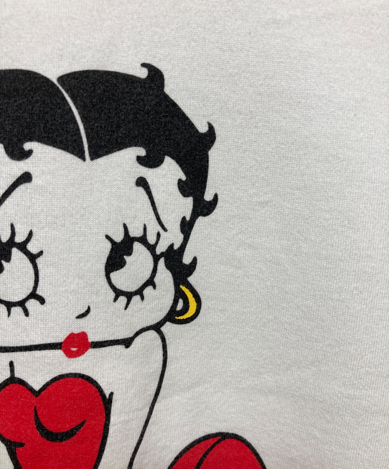 中古・古着通販】SUPREME (シュプリーム) BETTY BOOP RAGLAN ホワイト