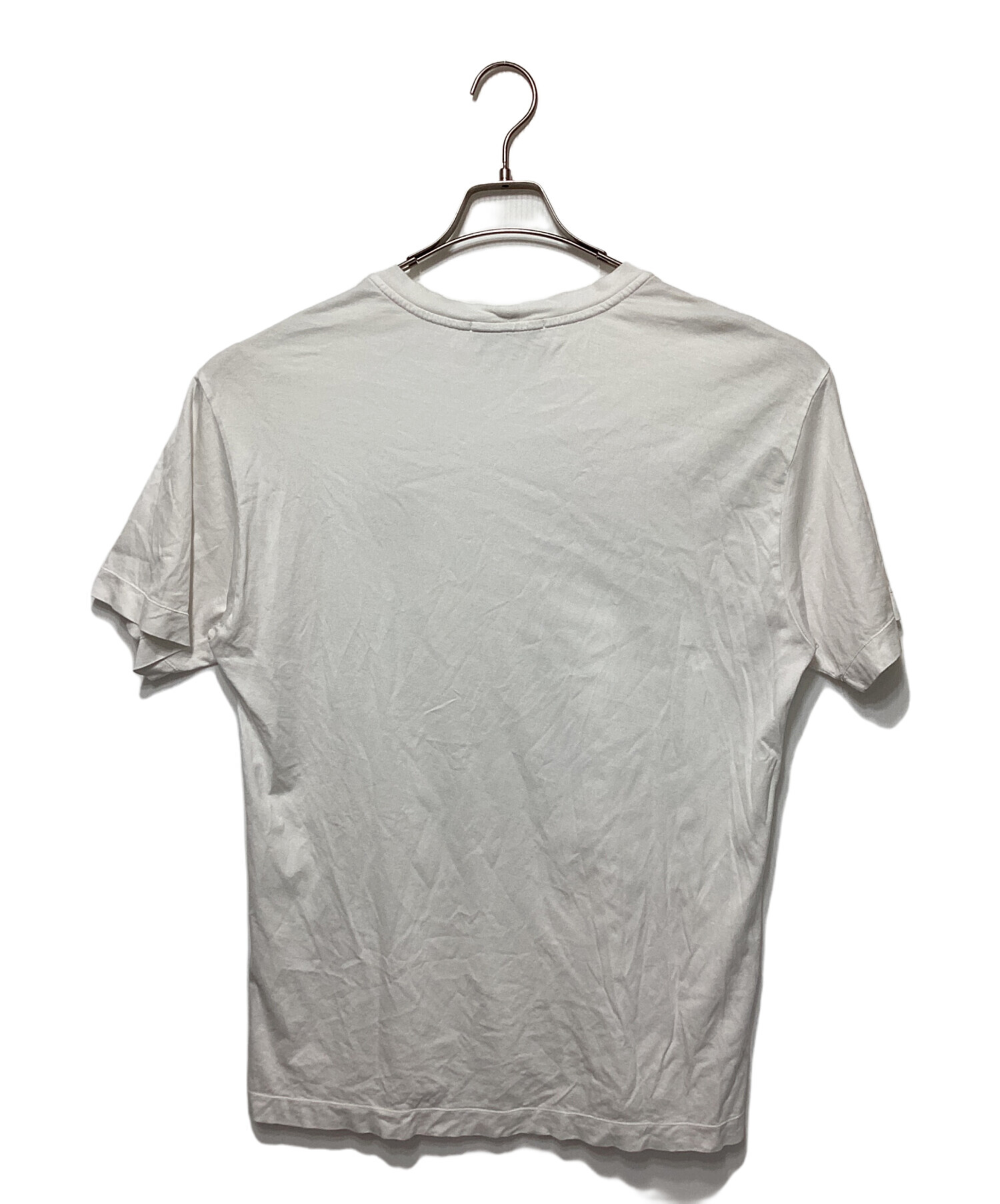 【極美品】ストーンアイランド ロゴパッチ Tシャツ ホワイト 中古・古着通販】STONE ISLAND (ストーンアイランド) ロゴパッチ半袖T