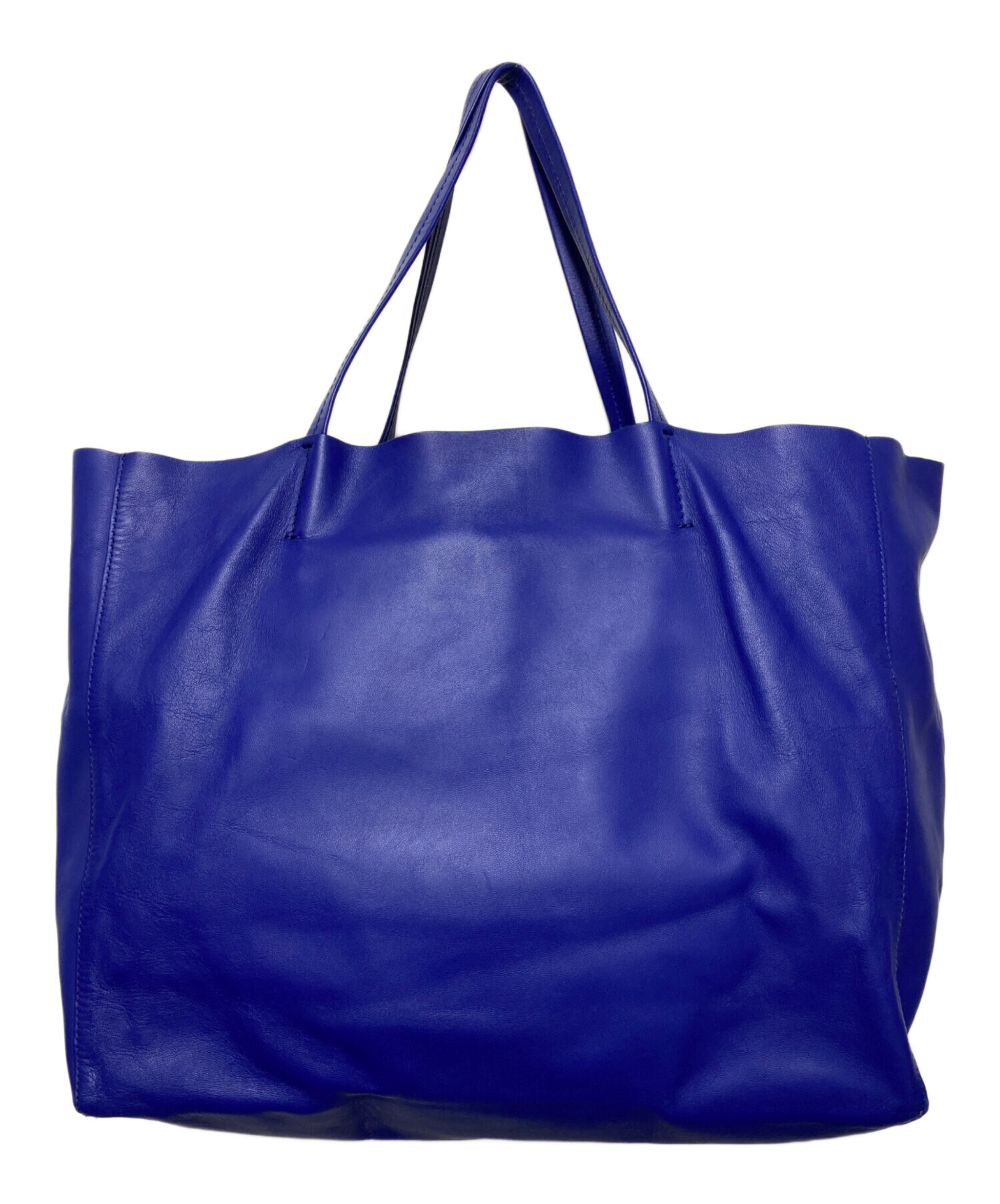 CELINE セリーヌトートバッグ　中古品 中古・古着通販】CELINE (セリーヌ) トートバッグ ブルー｜ブランド