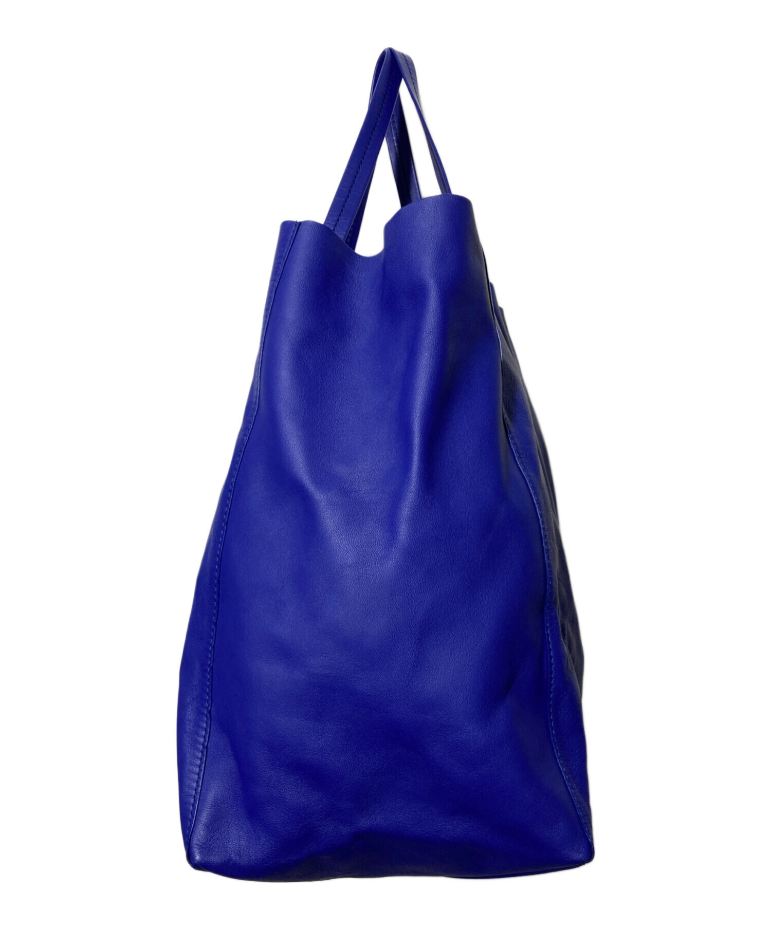 週末セール　ヴィンテージセリーヌ　CELINE トートバッグブルー 中古・古着通販】CELINE (セリーヌ) トートバッグ ブルー｜ブランド