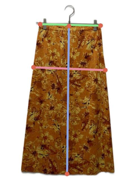 サンプル品❁フリフリスカッツ イエローフラワー×ボア 100size 中古・古着通販】PLEATS PLEASE (プリーツプリーズ) ハイビスカス