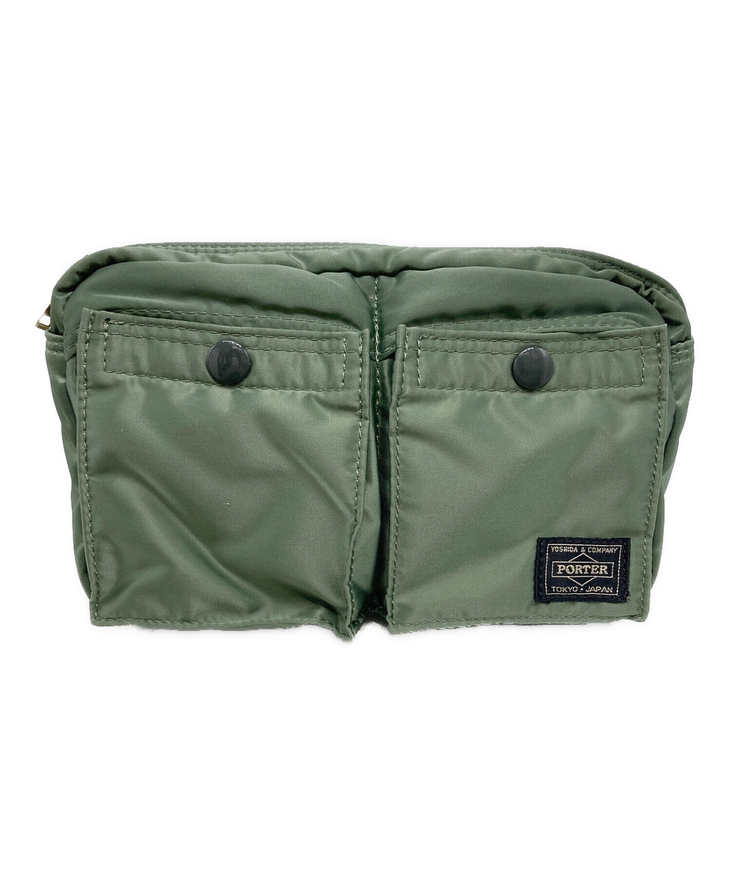 中古・古着通販】PORTER (ポーター) TANKER WAIST BAG グリーン