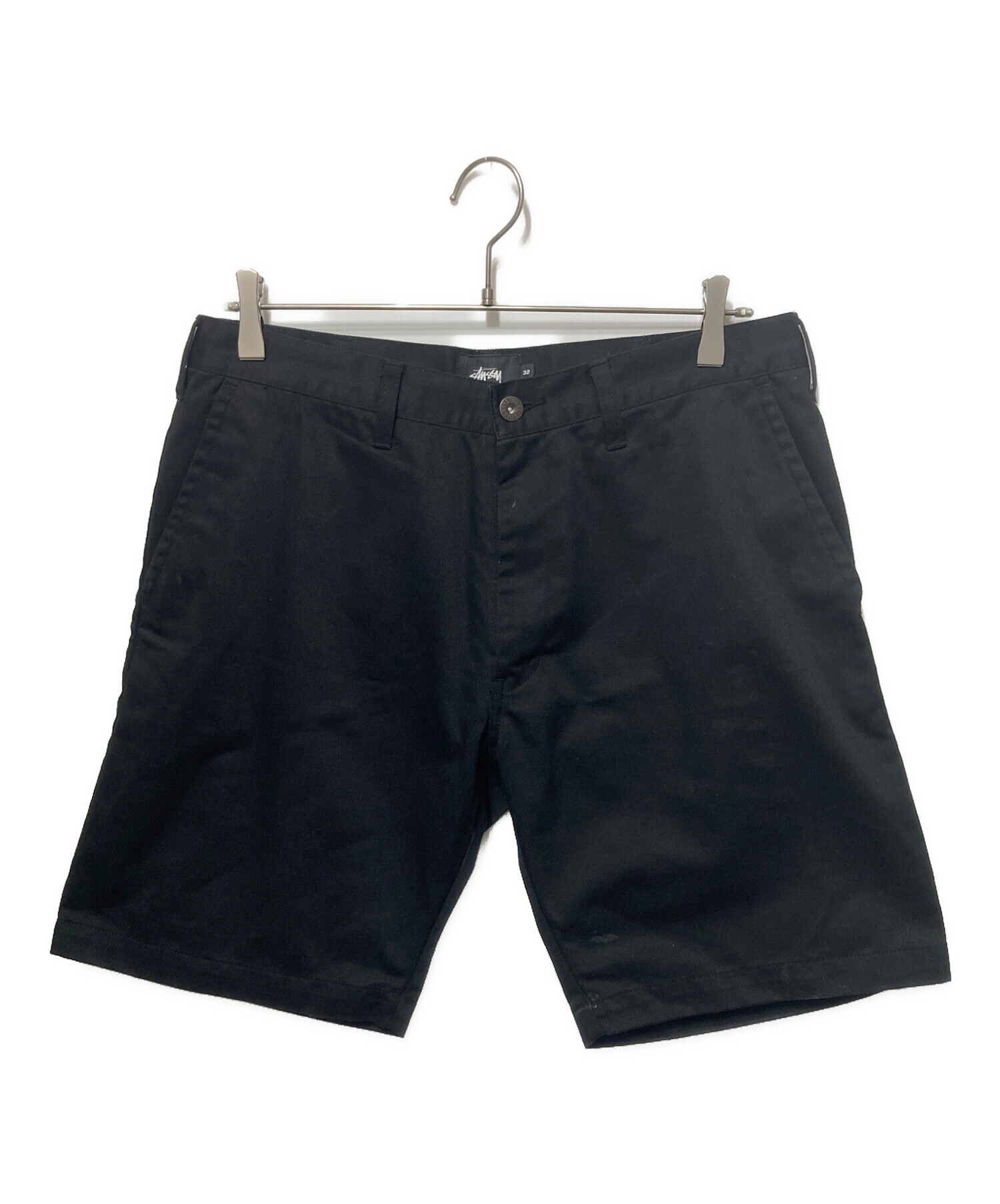 中古・古着通販】stussy (ステューシー) ハーフパンツ ブラック サイズ