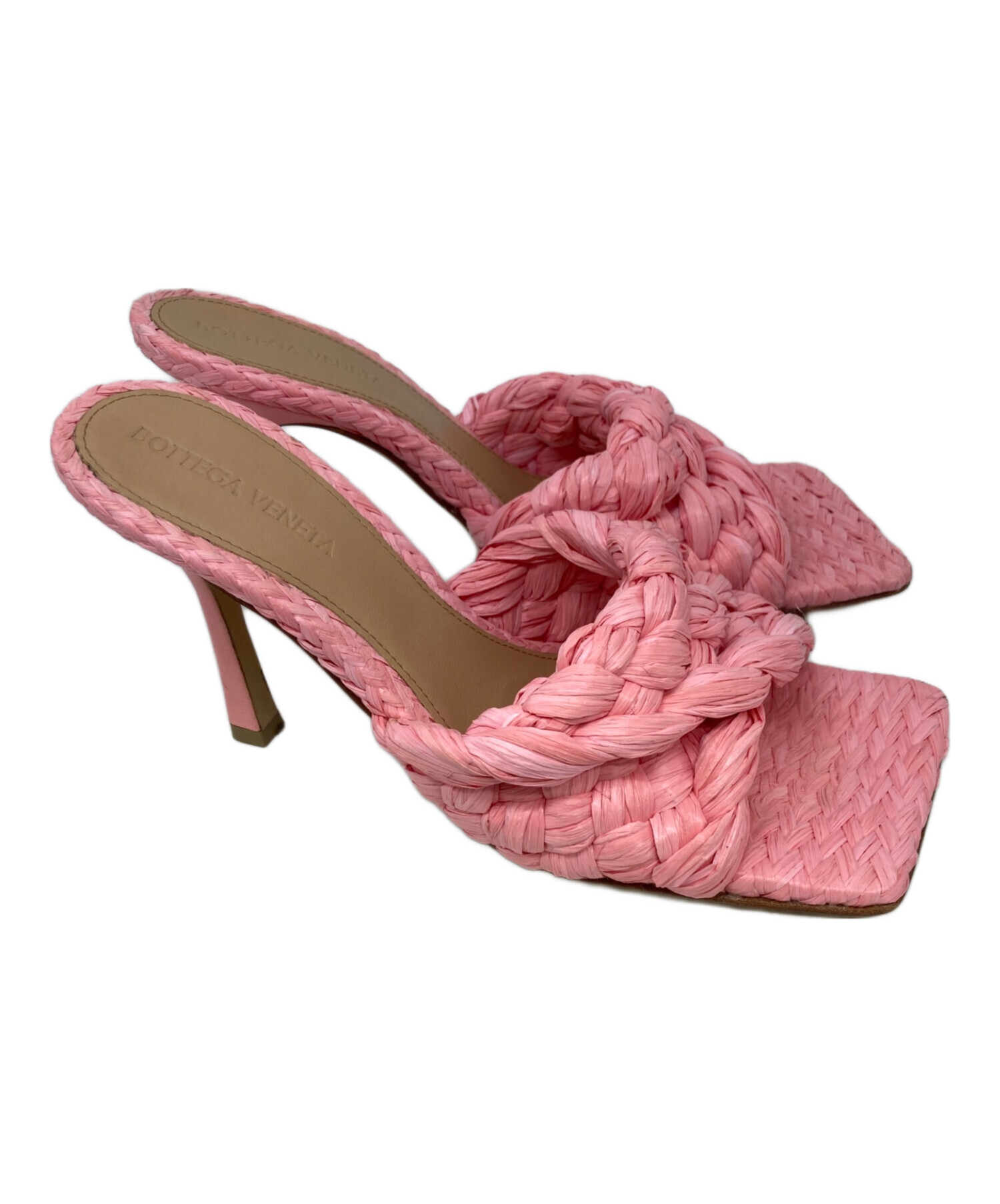 新品BOTTEGA VENETA ボッテガ ファー サンダル　ミュール 37 中古・古着通販】BOTTEGA VENETA (ボッテガベネタ) ストレッチ