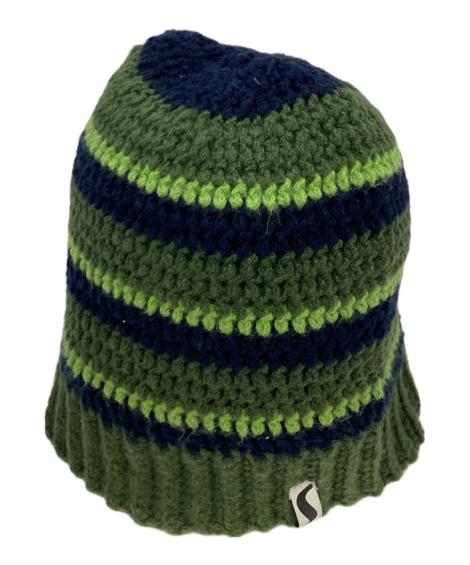 中古・古着通販】stussy (ステューシー) STRIPE KNIT SKULLCAP
