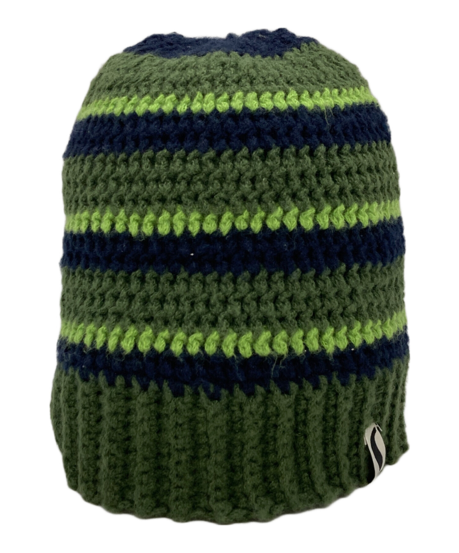 中古・古着通販】stussy (ステューシー) STRIPE KNIT SKULLCAP