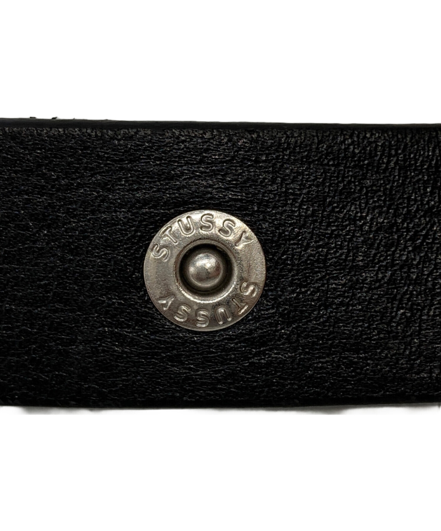 中古・古着通販】stussy (ステューシー) RIVET STUD BELT ブラック
