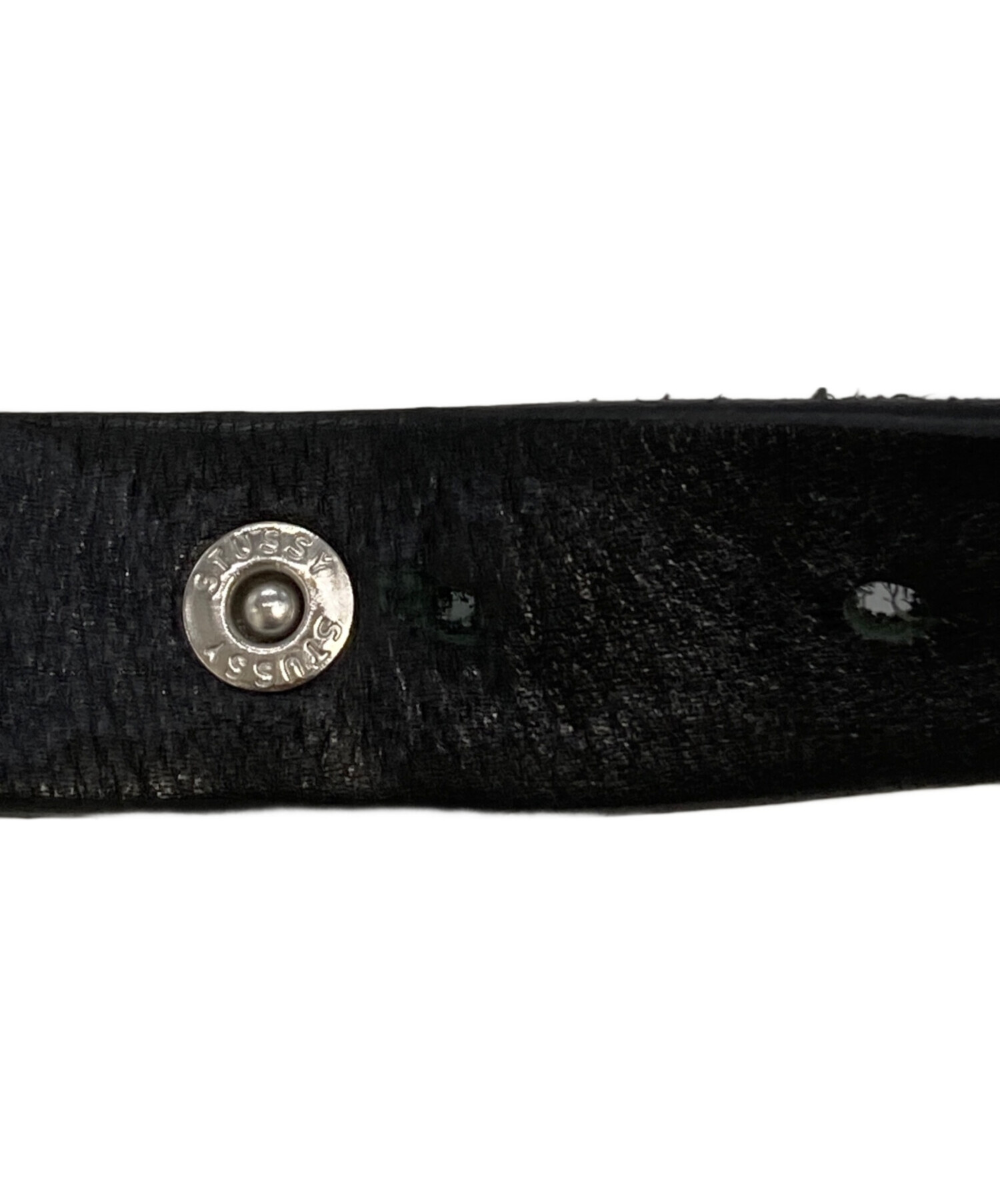 中古・古着通販】stussy (ステューシー) RIVET STUD BELT ブラック
