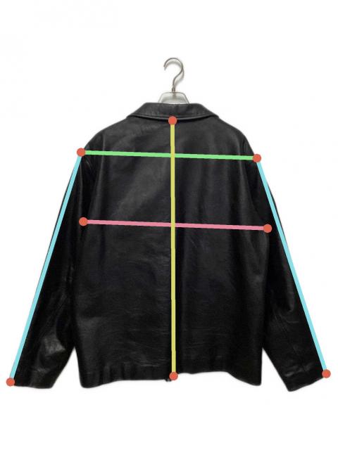 中古・古着通販】GAP (ギャップ) レザージャケット ブラック サイズ:L