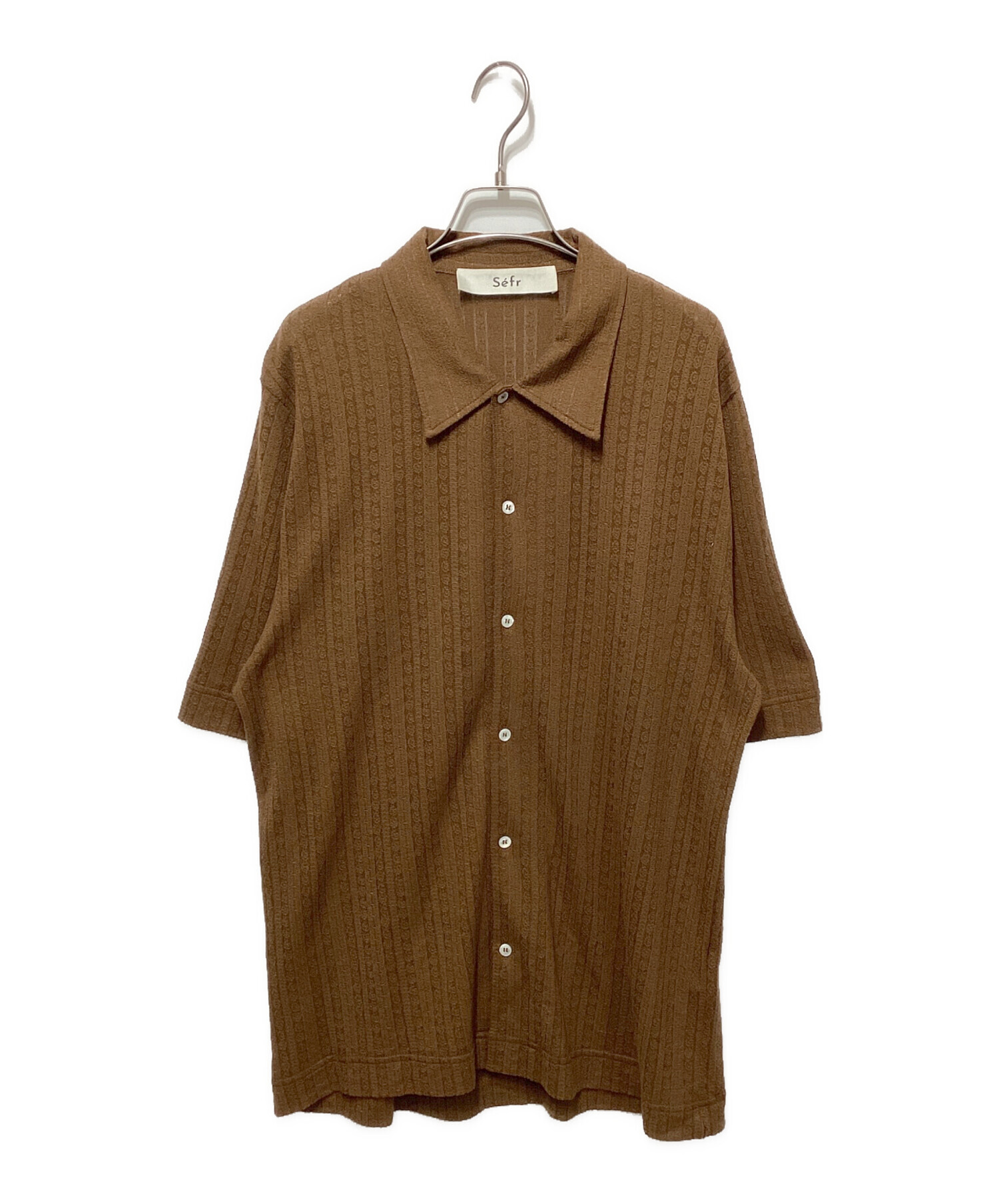 中古・古着通販】Sefr (セファ) SHORT-SLEEVED SHIRTS/ショート