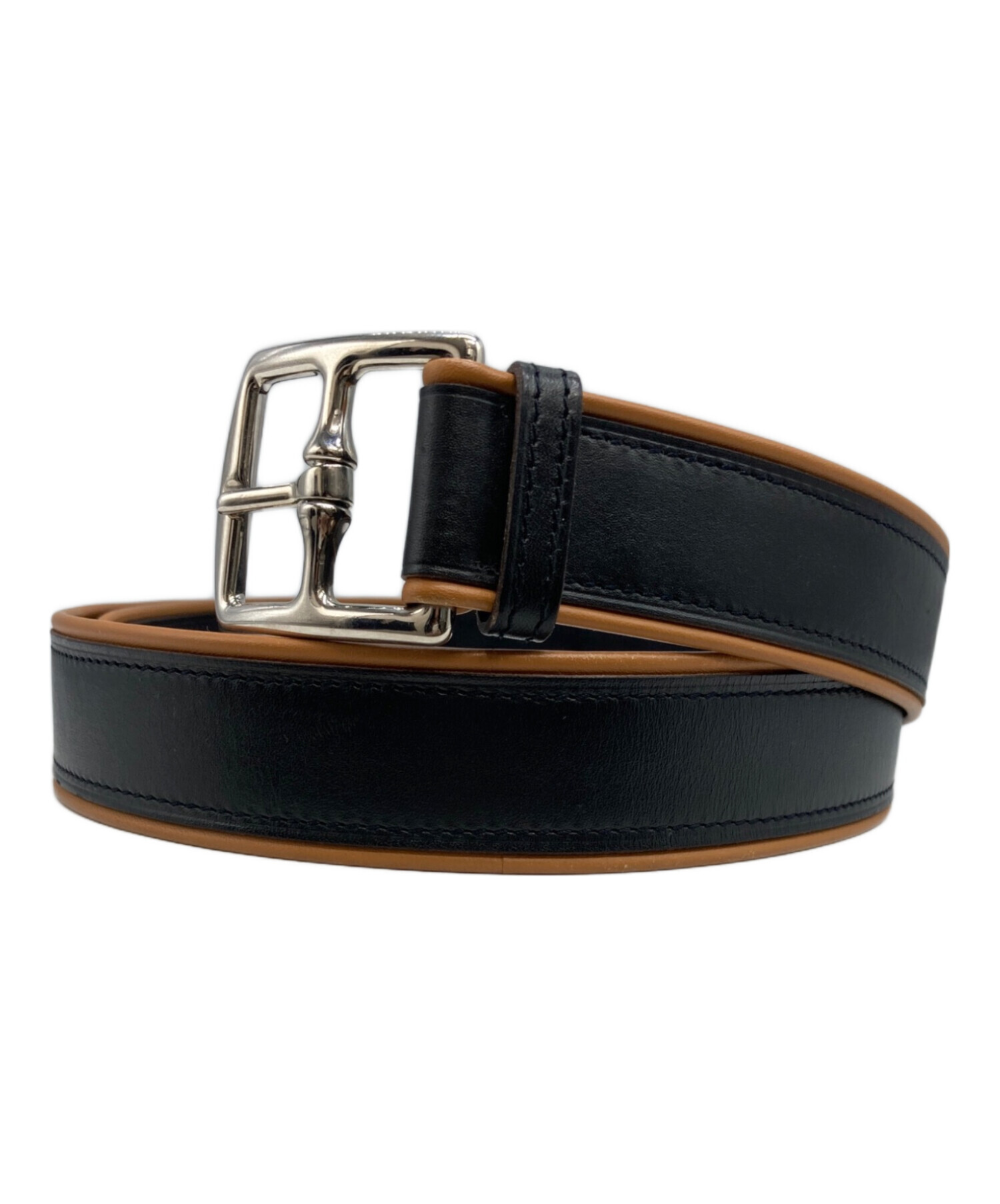 中古・古着通販】HERMES (エルメス) エトリヴィエール ベルト ブラウン