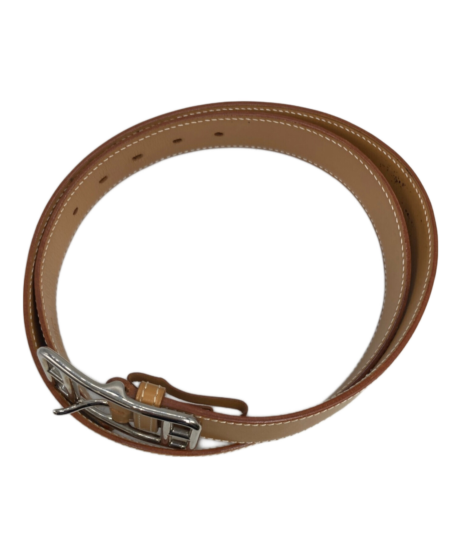 中古・古着通販】HERMES (エルメス) ケープコッドベルト 85 ブラウン