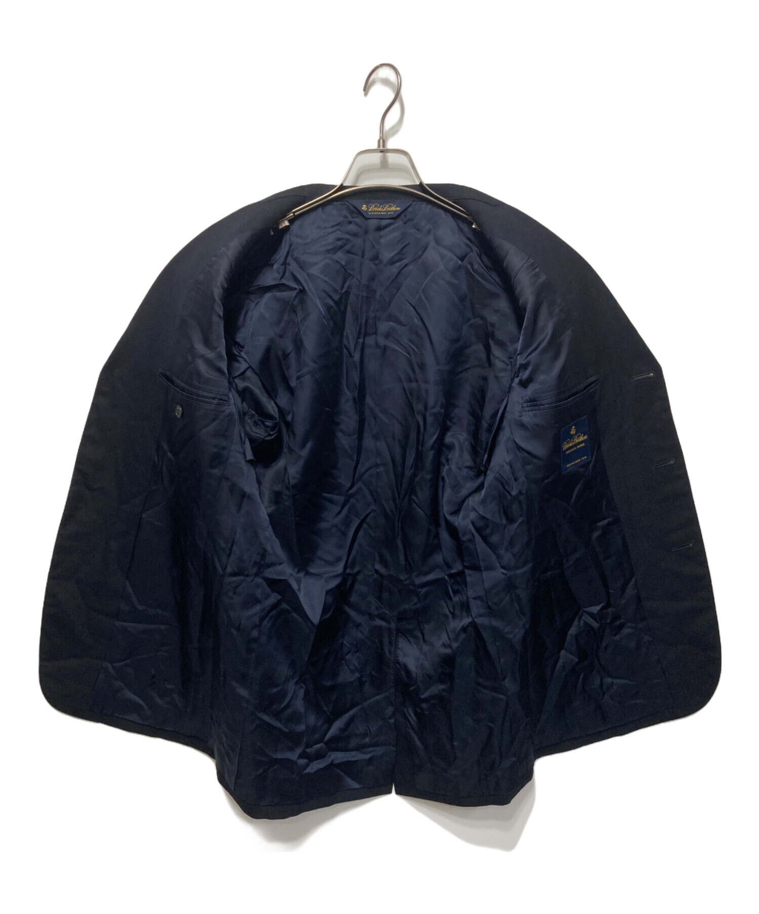 美品 現行タグ 春夏 ブルックスブラザーズ コットンセットアップ ネイビー 中古・古着通販】BROOKS BROTHERS (ブルックスブラザーズ) 3B
