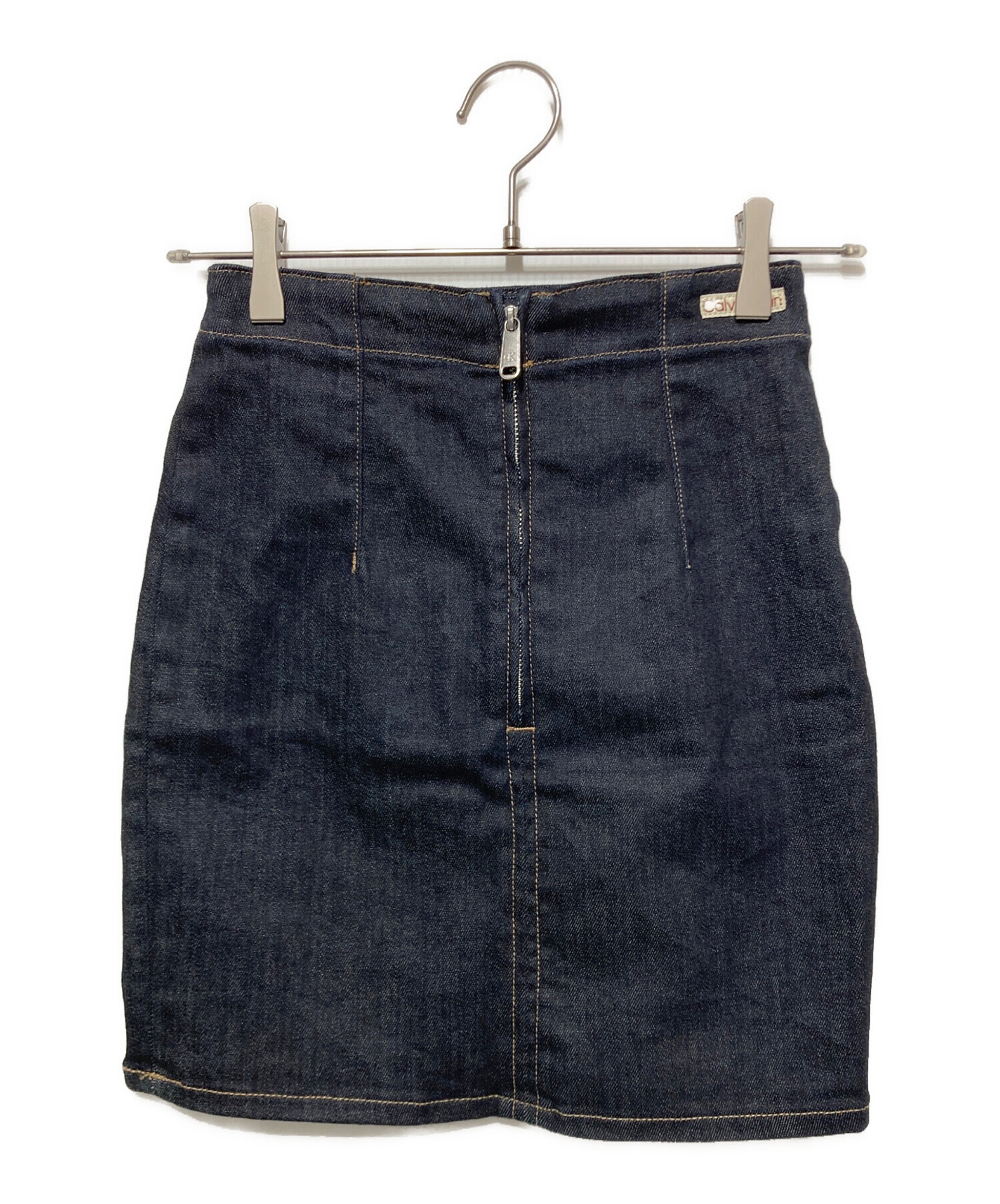 中古・古着通販】Calvin Klein (カルバンクライン) デニムミニスカート 