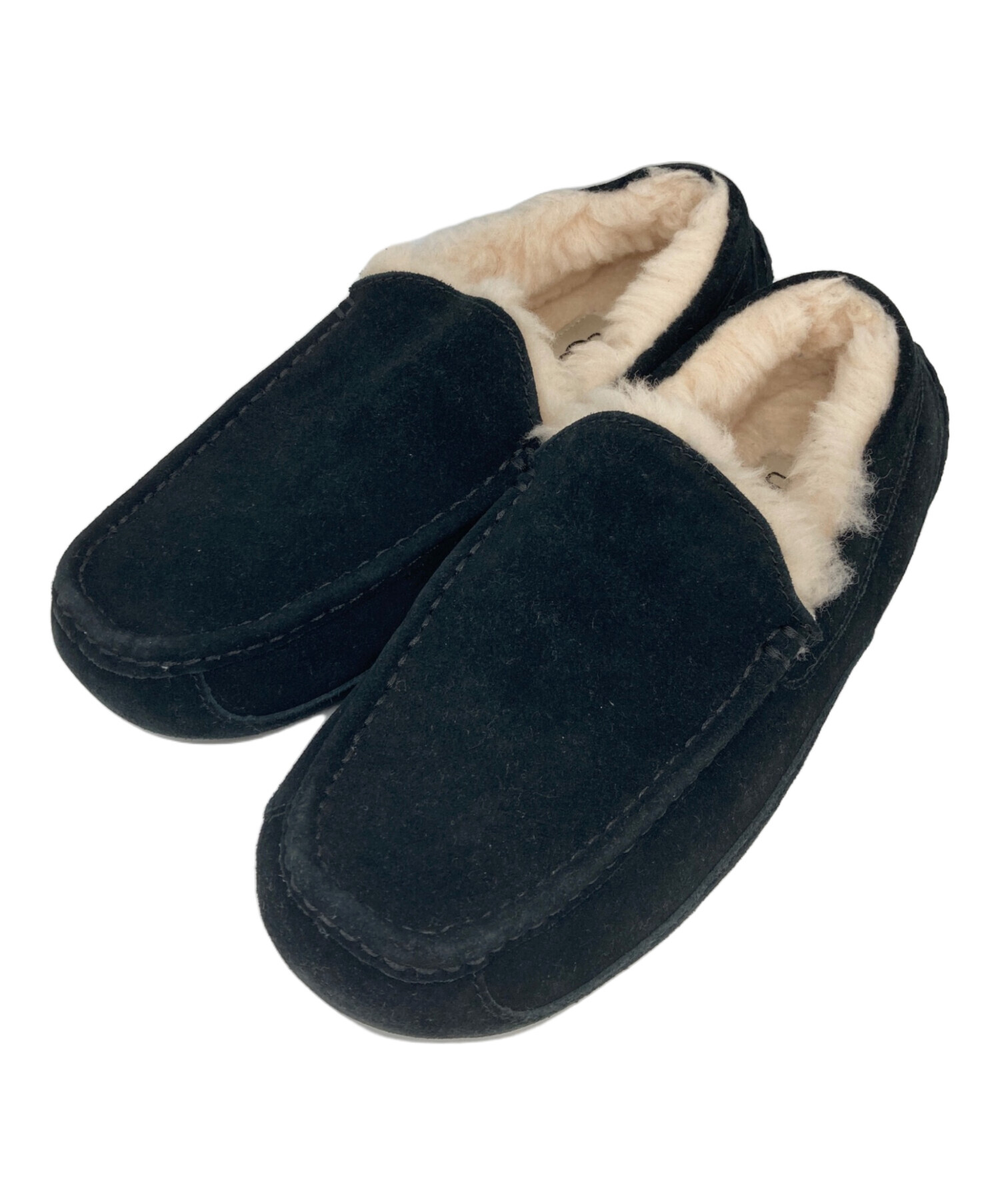 未使用 UGG モカシン ブラック22cm 中古・古着通販】UGG (アグ) モカシンシューズ ブラック サイズ:26