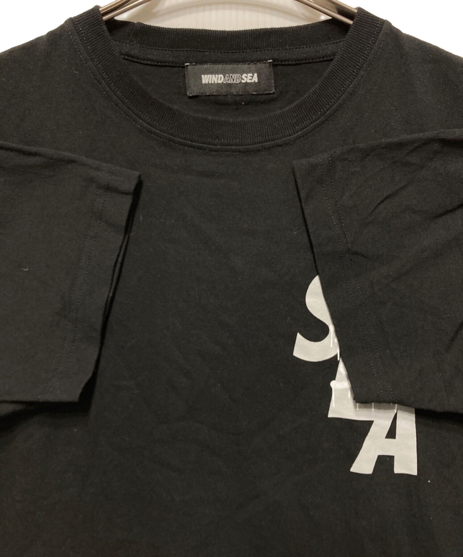 中古・古着通販】WIND AND SEA (ウィンダンシー) Tシャツ ブラック