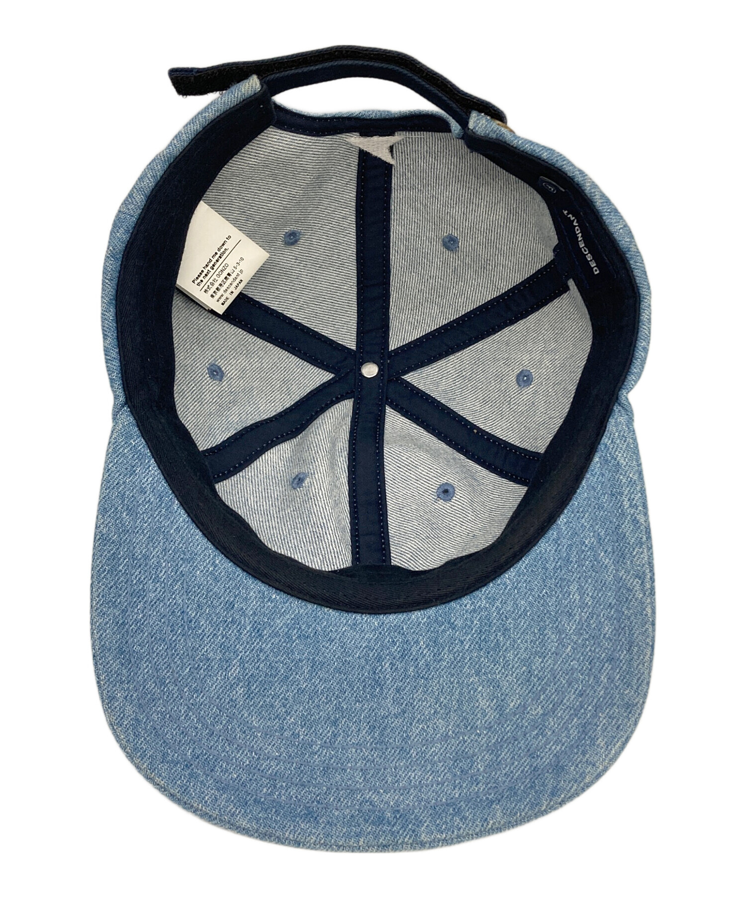 DESCENDANT CAP 新品未使用 中古・古着通販】DESCENDANT (ディセンダント) キャップ インディゴ