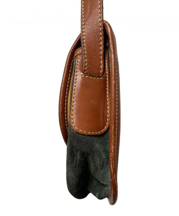 LOEWE ロエベ　アナグラム　ショルダーバッグ　ブラウン　ヴィンテージ 中古・古着通販】LOEWE (ロエベ) オールドアナグラムショルダーバッグ