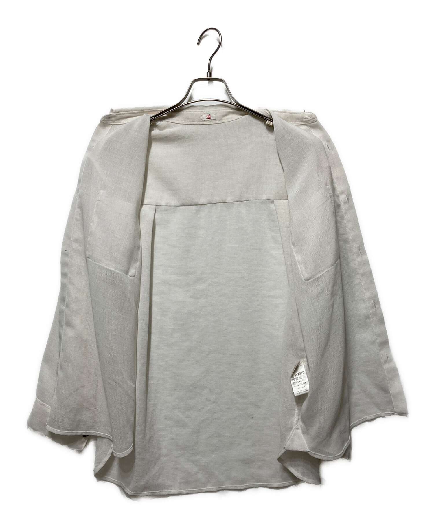 中古・古着通販】IENA (イエナ) シアーメッシュシャツ ホワイト サイズ 