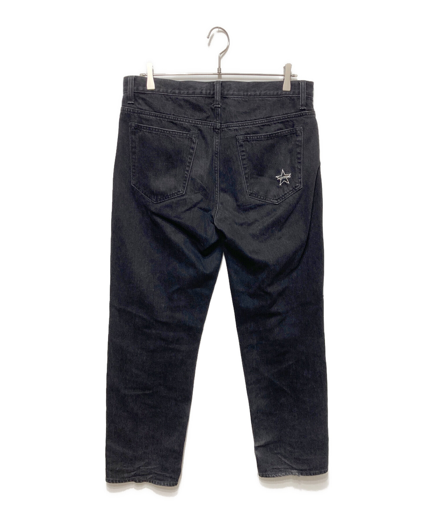 メンズ Supreme Regular Jean 32 黒 ブラック