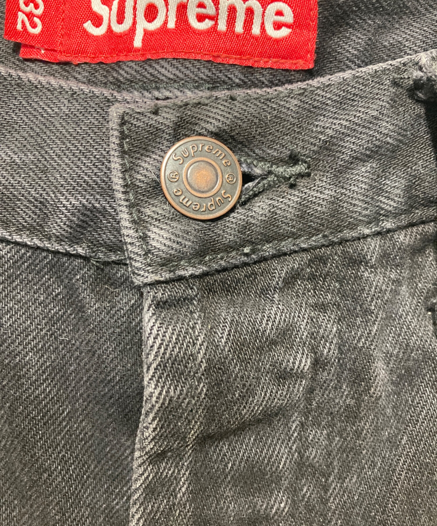 中古・古着通販】Supreme (シュプリーム) REGULAR JEAN ブラック