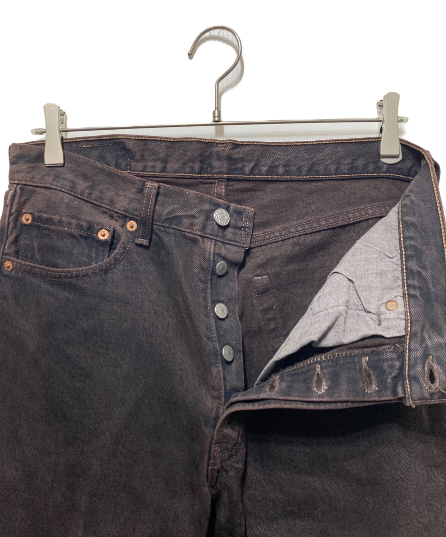 美品 00s Levi's 501 濃紺 ストレート デニムパンツ 33×32 美品 00s