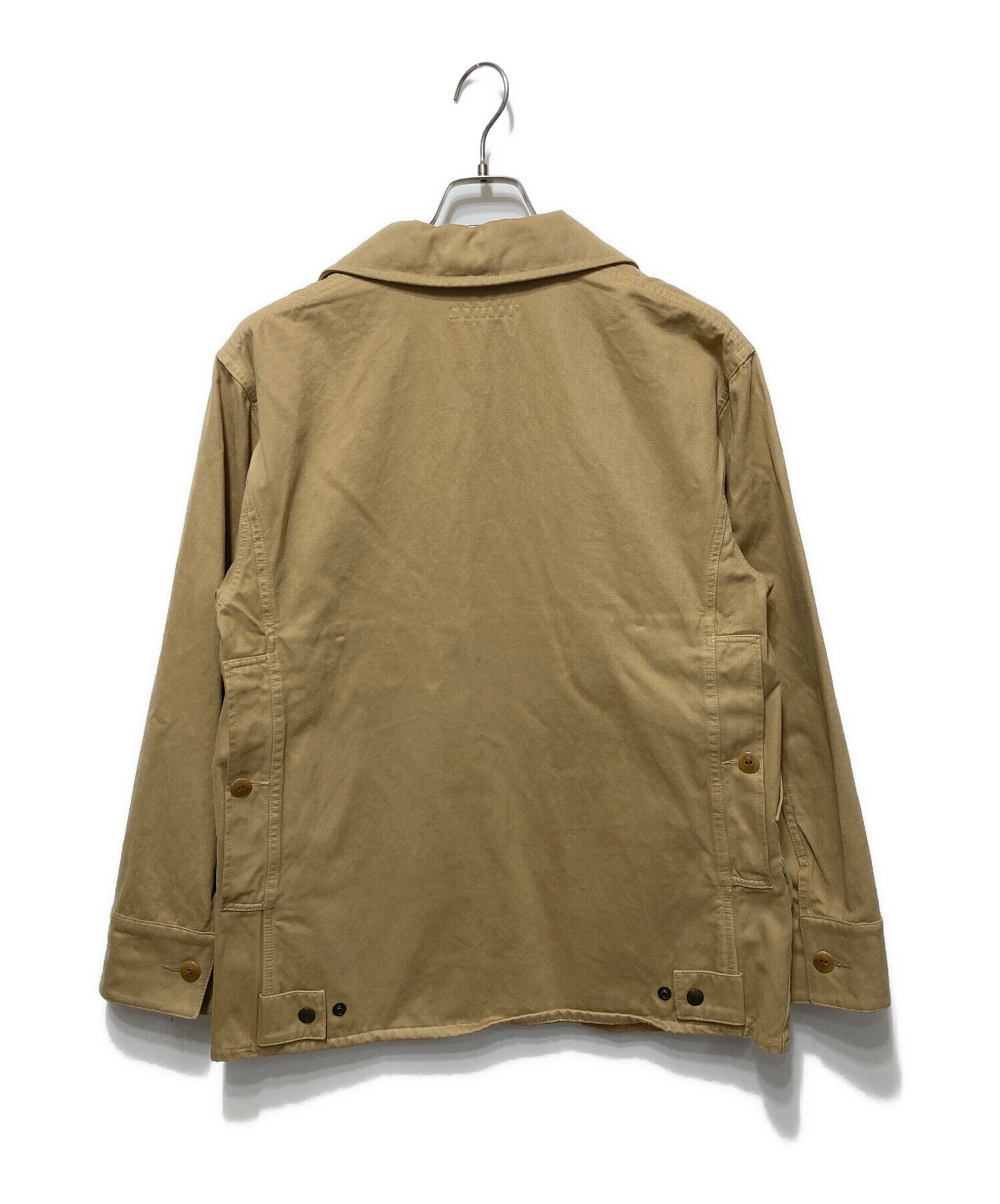 美品 ポロバイラルフローレン サファリジャケット ベージュ S POLO